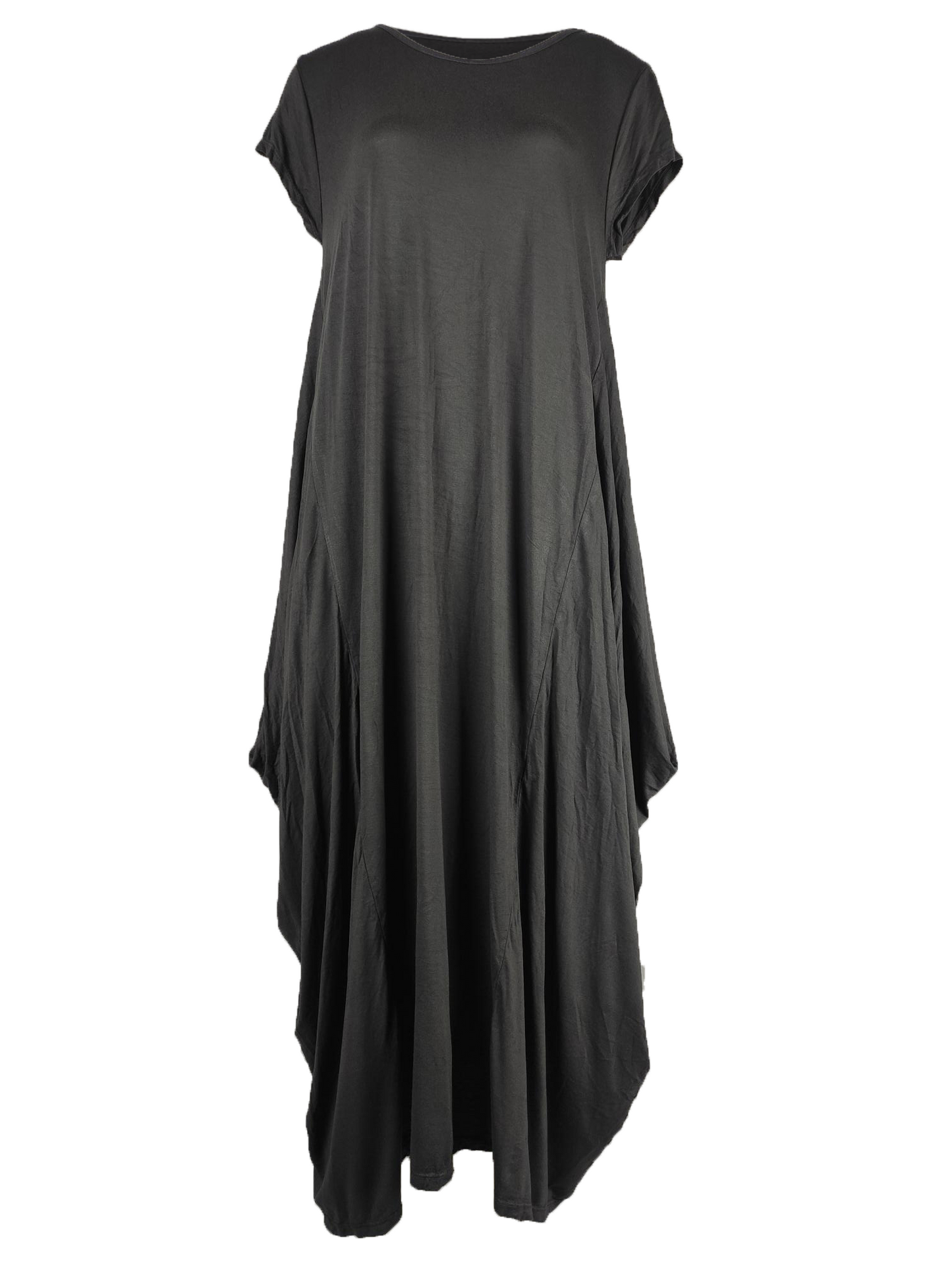 NEW Ladies Italian Soft Touch Casual Cap Sleeve Parachute Womens Maxi DRESS