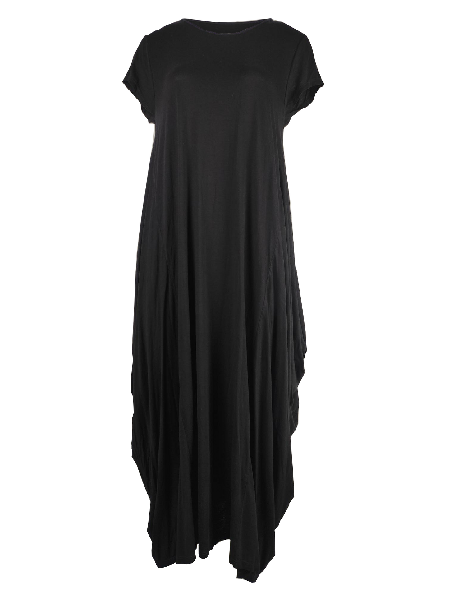 NEW Ladies Italian Soft Touch Casual Cap Sleeve Parachute Womens Maxi DRESS