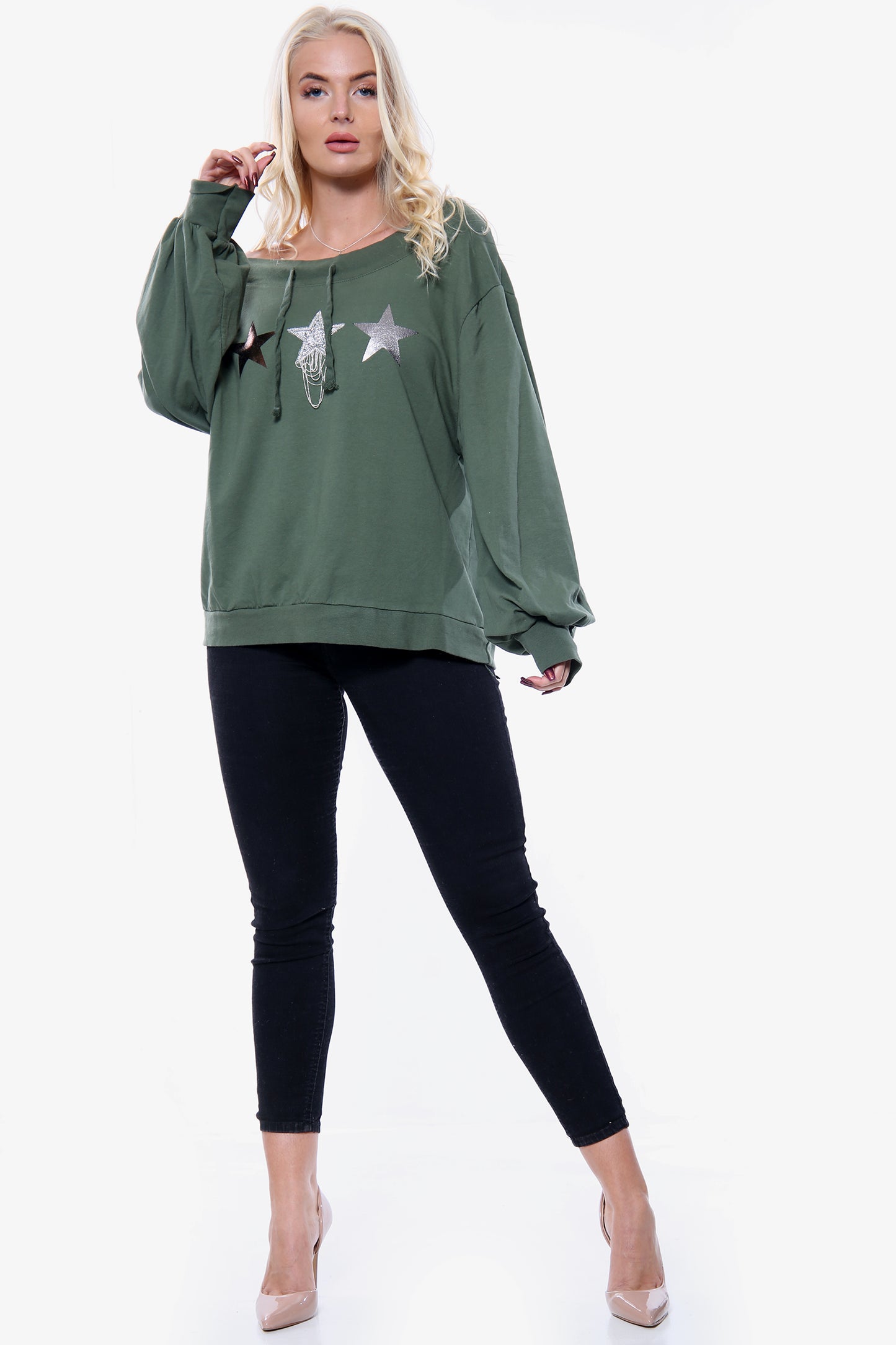 Khaki Triple Star Sweatshirt