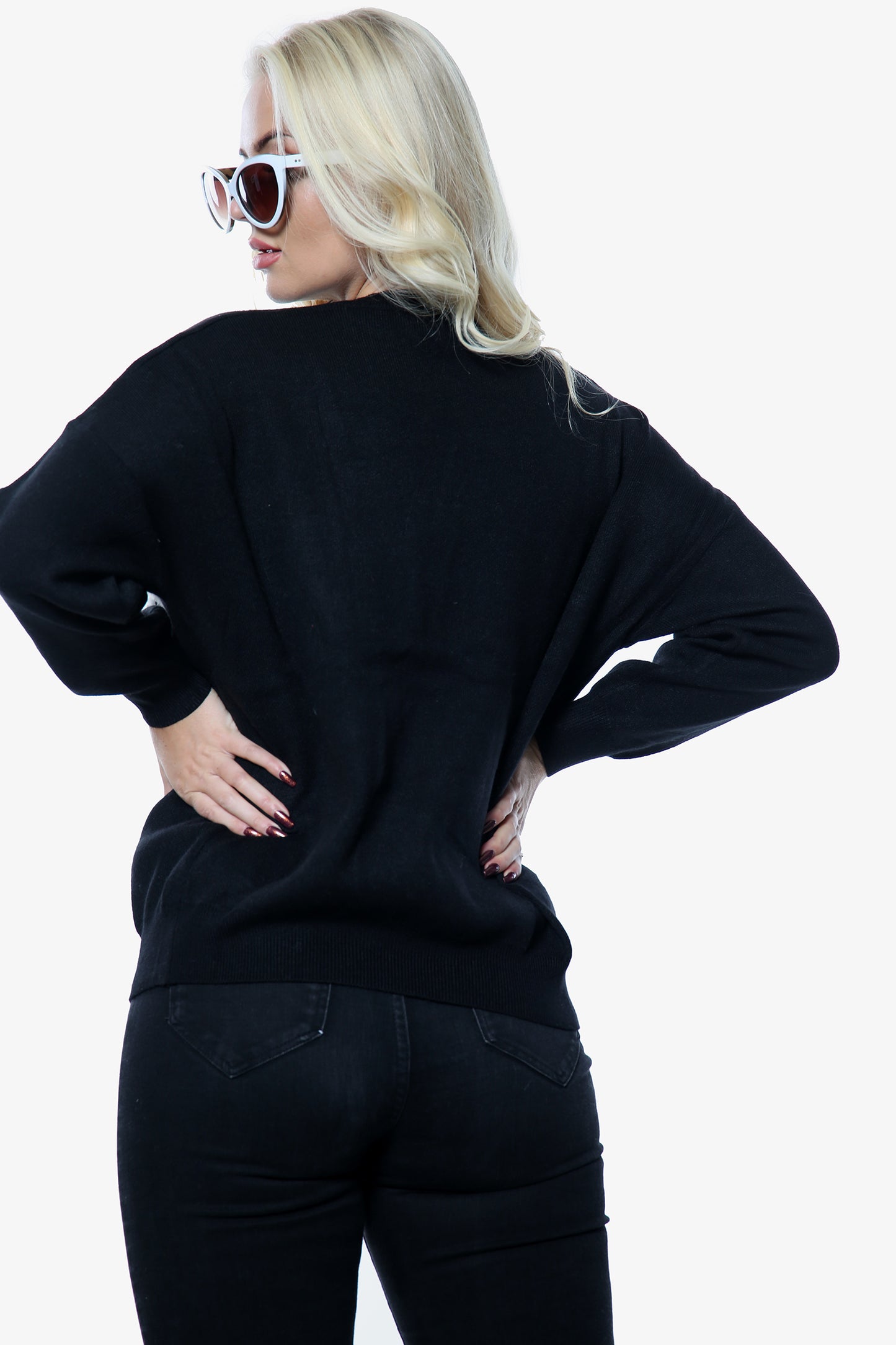 Black Vogue Soft Knit Jumper