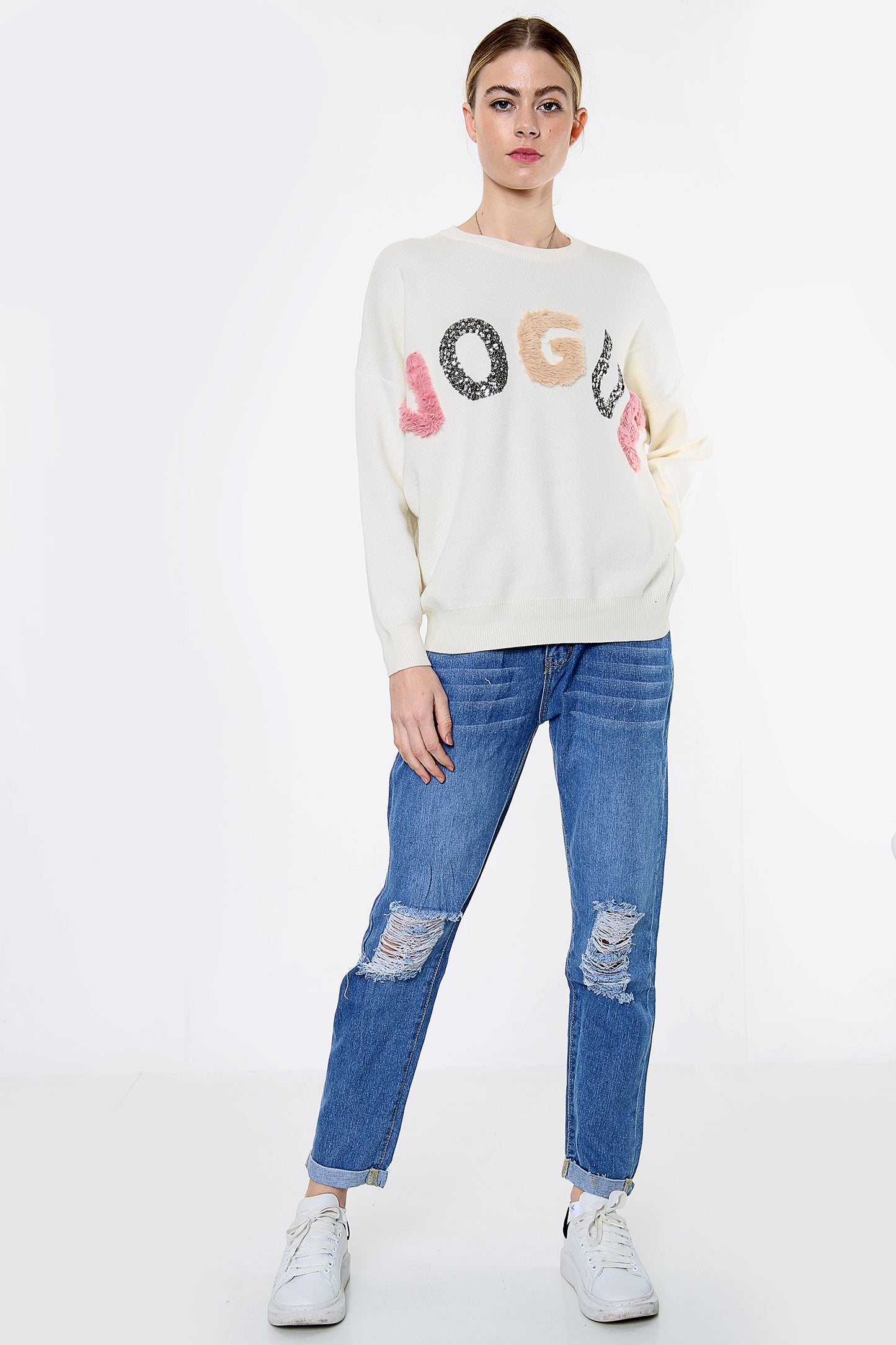 Cream Vogue Soft Knit Jumper